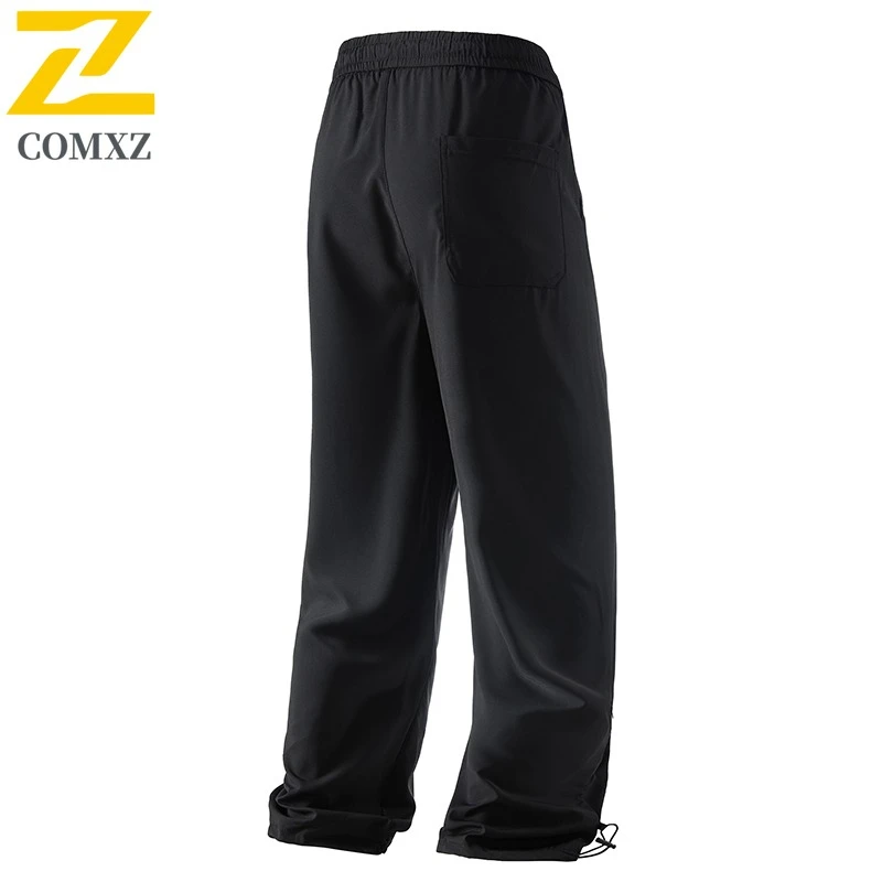 Mens Retro Cargo Pants Autumn Loose Weatherproof Windproof Stain Resistant Hiking Trousers Camping Streetwear Lightweight Pants