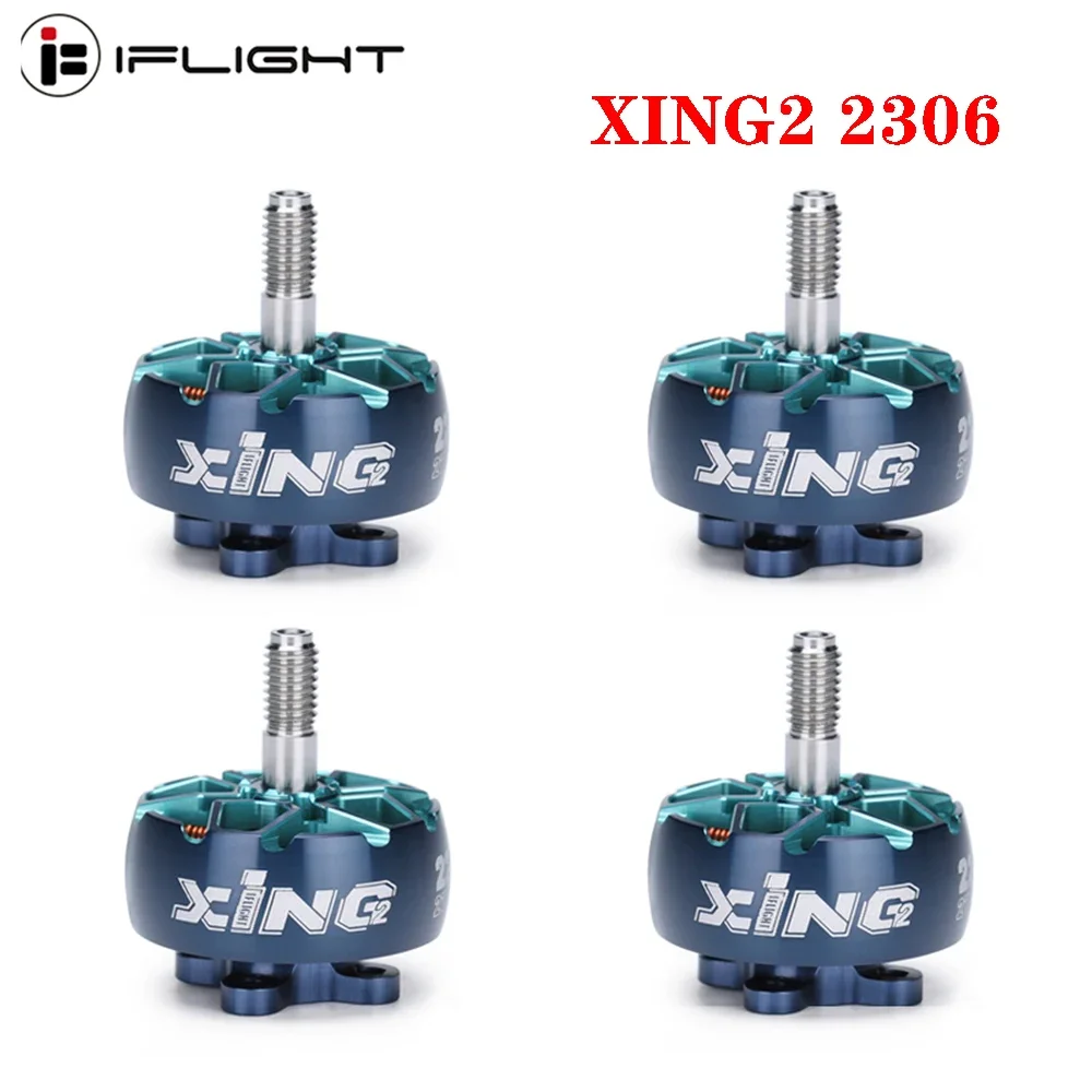 

IFlight XING2 2306 2555KV / 1755KV 4-6S бесщеточный двигатель Unibell совместимый с Nazgul 5-дюймовый Пропеллер для RC FPV гоночного дрона