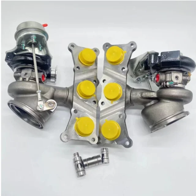 Turbosprężarka 12 Zwiększona Moc 18T 19T do N54 11652470366 Nowe Stan Zamiennik/Naprawa do Turbosprężarki Zwiększająca Moc