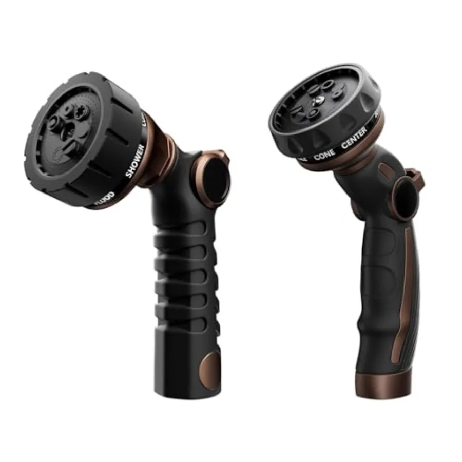 

Насадка для шланга RESTMO Heavy Duty, металлическая, для садового шланга, с кнопкой управления (вкл/выкл), высоконапорная, для полива.