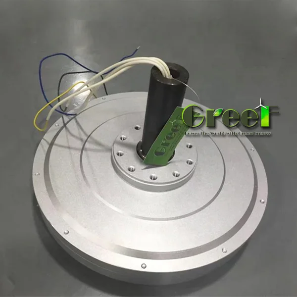 

1kW 150rpm Low Start Torque, Disc Coreless Permanent Magnetic Generator