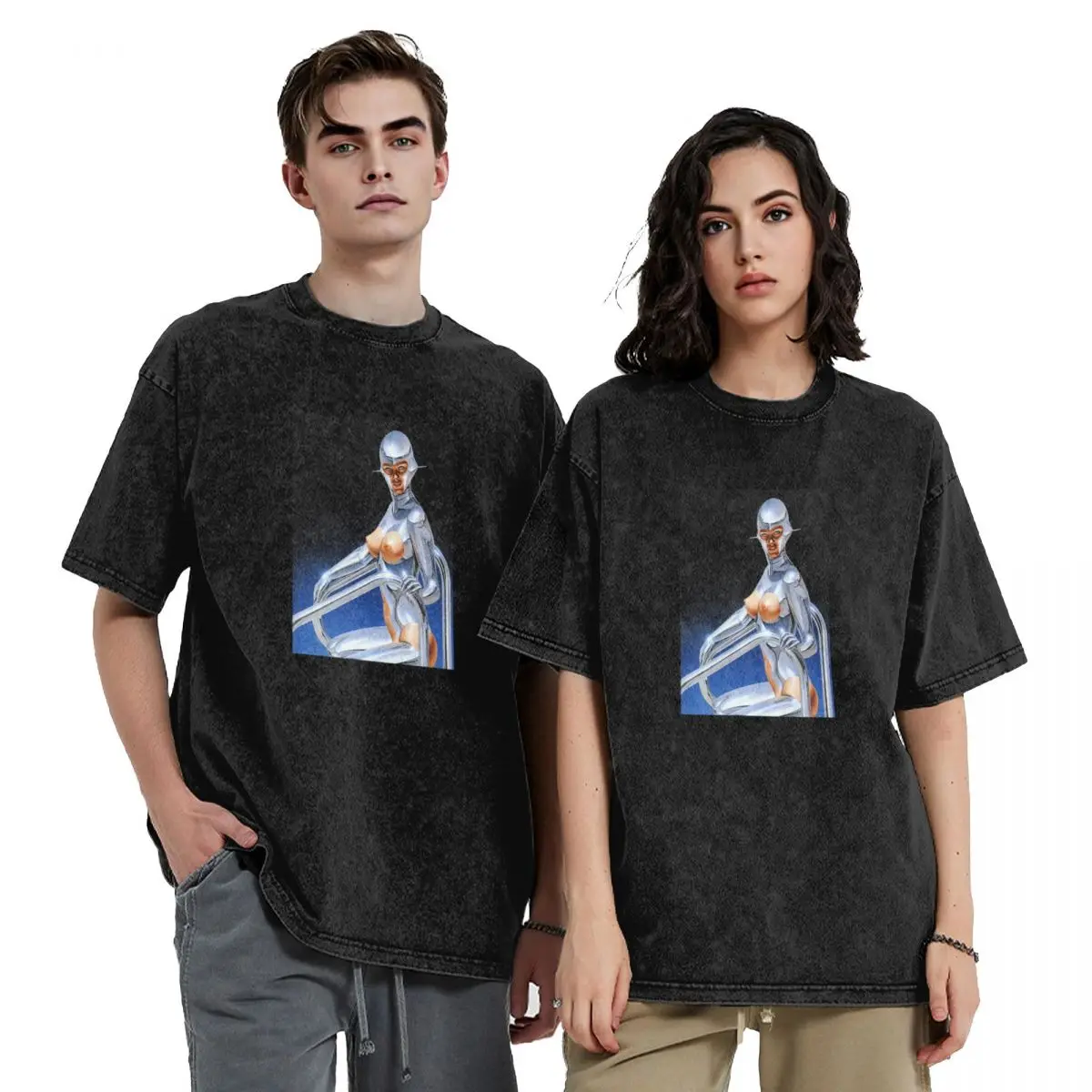 

Hajime Sorayama Skinny Dipper T-Shirt clothes luxury t-shirt mens graphic t-shirts hip hop