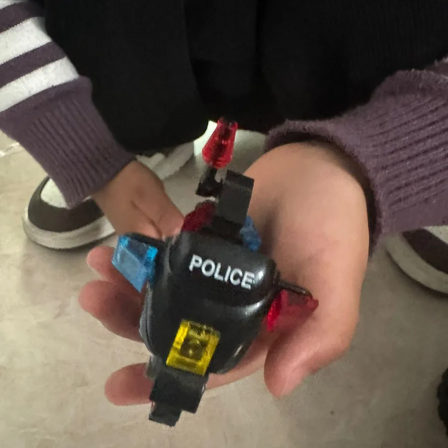 assembly SWAT Police Military Action Figure Model with Patrol Motorcycle, Miniature Desktop Ornament for Collection & Decoration