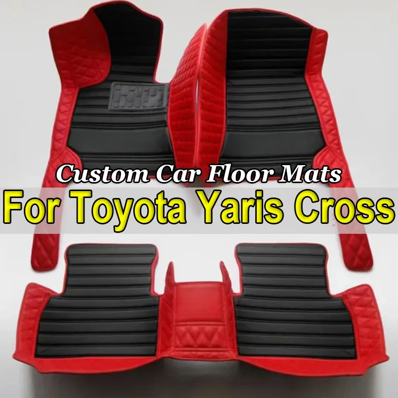 Non-hybrid Vehicle Car Floor Mats For Toyota Yaris Cross Yarisu Kurosu XP210 2021 2022 2023 Waterproof Pads Car Accessories 2012