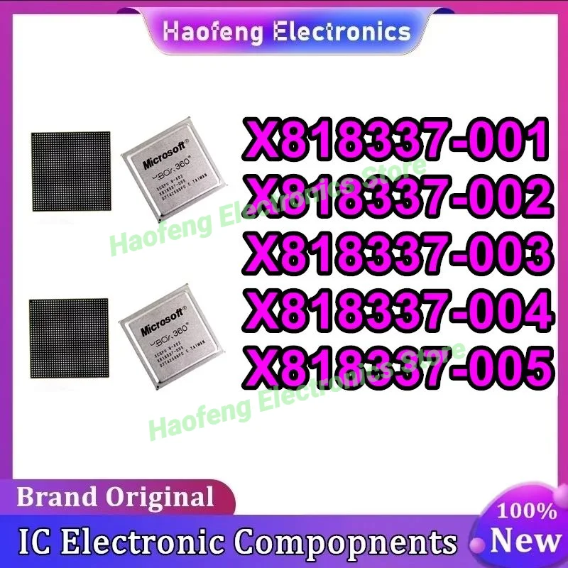 

100% новый X818337-001 X818337-002 X818337-003 X818337-004 X818337-005 Графический процессор XBOX360 Тонкий станок SLIM Чипсет
