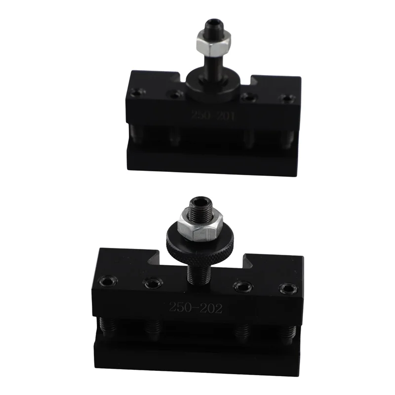

AA49 8Pcs Quick Change CNC Lathe Tool Post Turning Facing Holder Holder For Lathes Tools-250-201 & 250-202