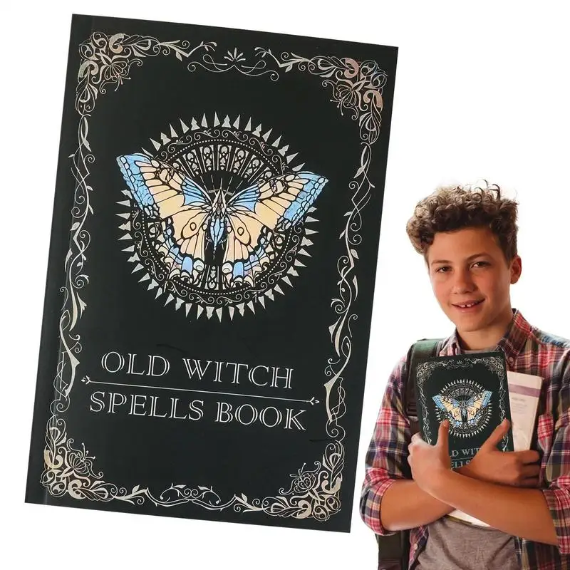 

Vintage Journal Notebook Antique Notebook Of Real Spells Witch Supplies Halloween Decor Vintage Journal Booklet For Christmas