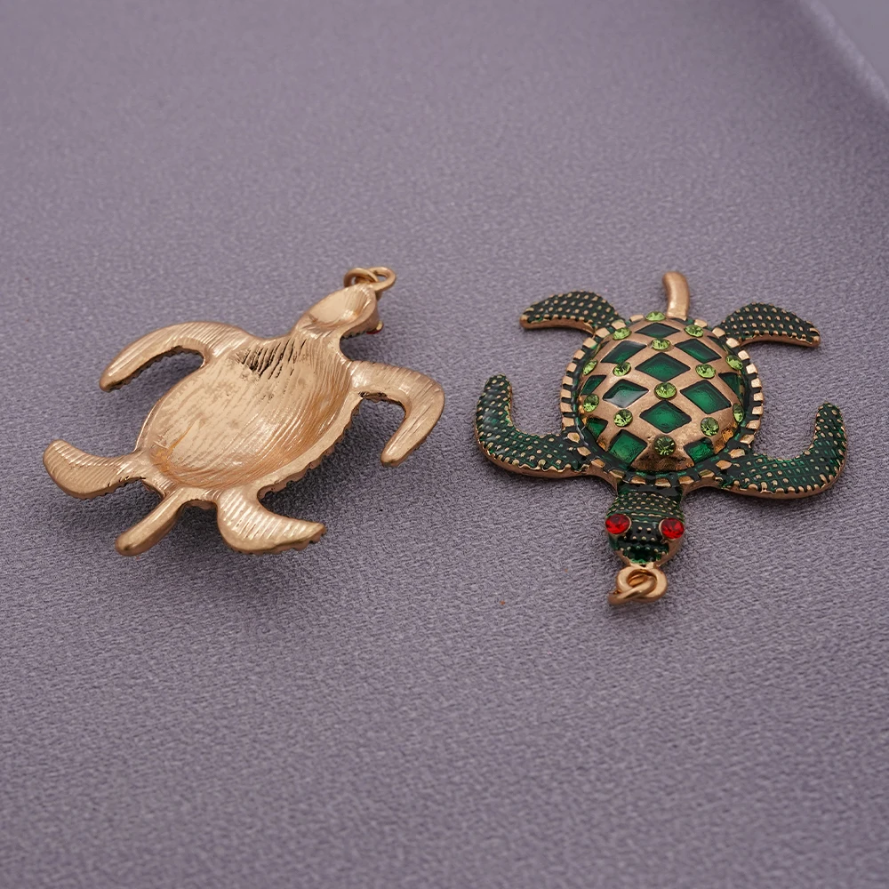 

8 Pieces Sea Turtle Animal Pendant Handmade Jewelry Necklace Bracelet 2025 New Summer Beach Accessories