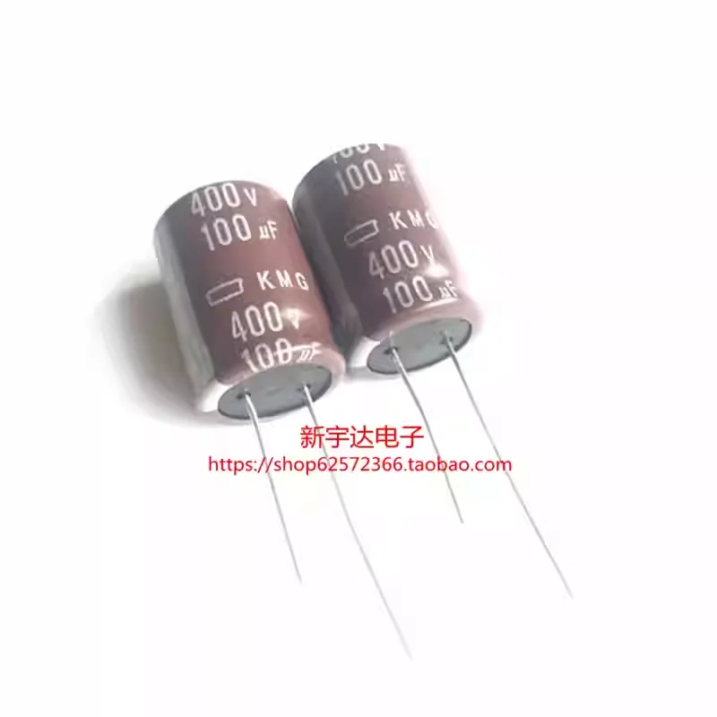 

10-100 шт. черных электролитических конденсаторов Diamond 400V100UF 18X25 серии KMG, стандартные, 100UF400V