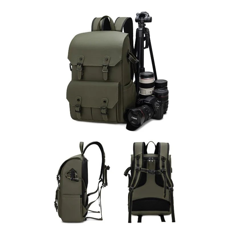 

SLR double shoulder camera bag waterproof and anti-theft large capacity film drone bag outdoor bag double shoulder