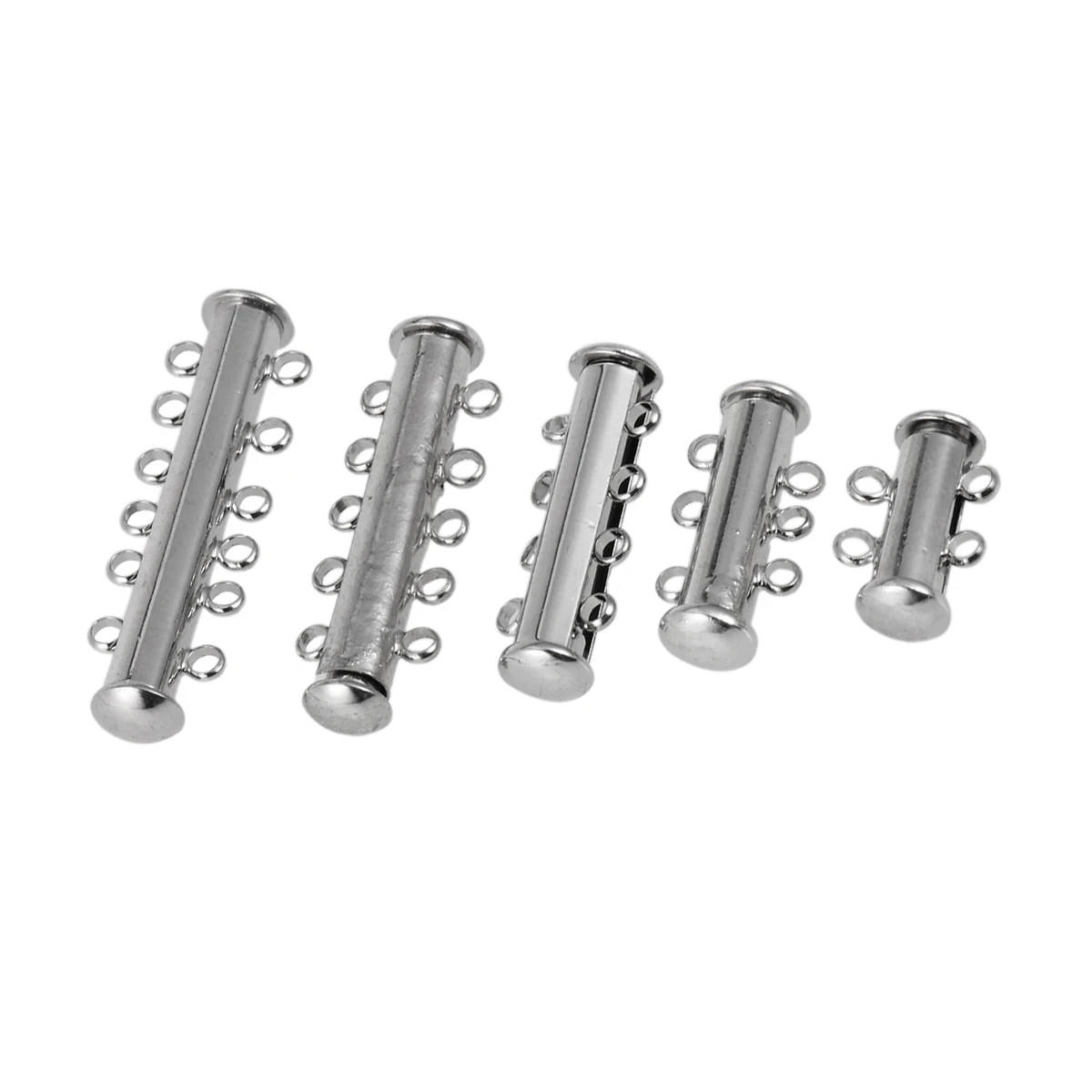

5pcs Pearl Bowl Clasp Magnetic Tube Lock DIY Necklace Bracelet Findings Jewelry Making Multi Strand Accessories