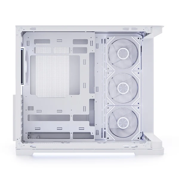 Abco Ud50C حافظة Lucid Ambient منحنية بالكامل Argb Btf باللون الأبيض