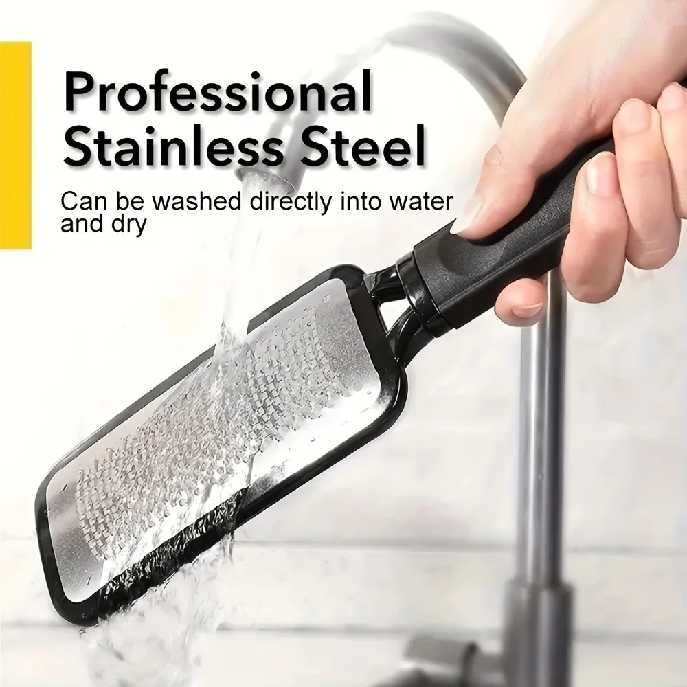 Pilnik do naprawy stóp, dwustronny skrobak do pięt, usuwający twardą martwą skórę i kalusy, narzędzie do pielęgnacji stóp do peelingu Pedicure