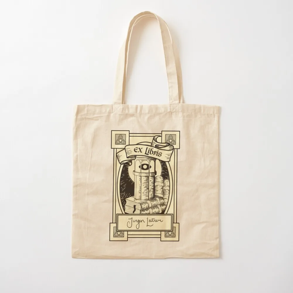 

MAG Jurgen Leitner Bookplate Tote Bag Canvas stote bag canvas tote bags shopping bag logo Women's Canvas Tote