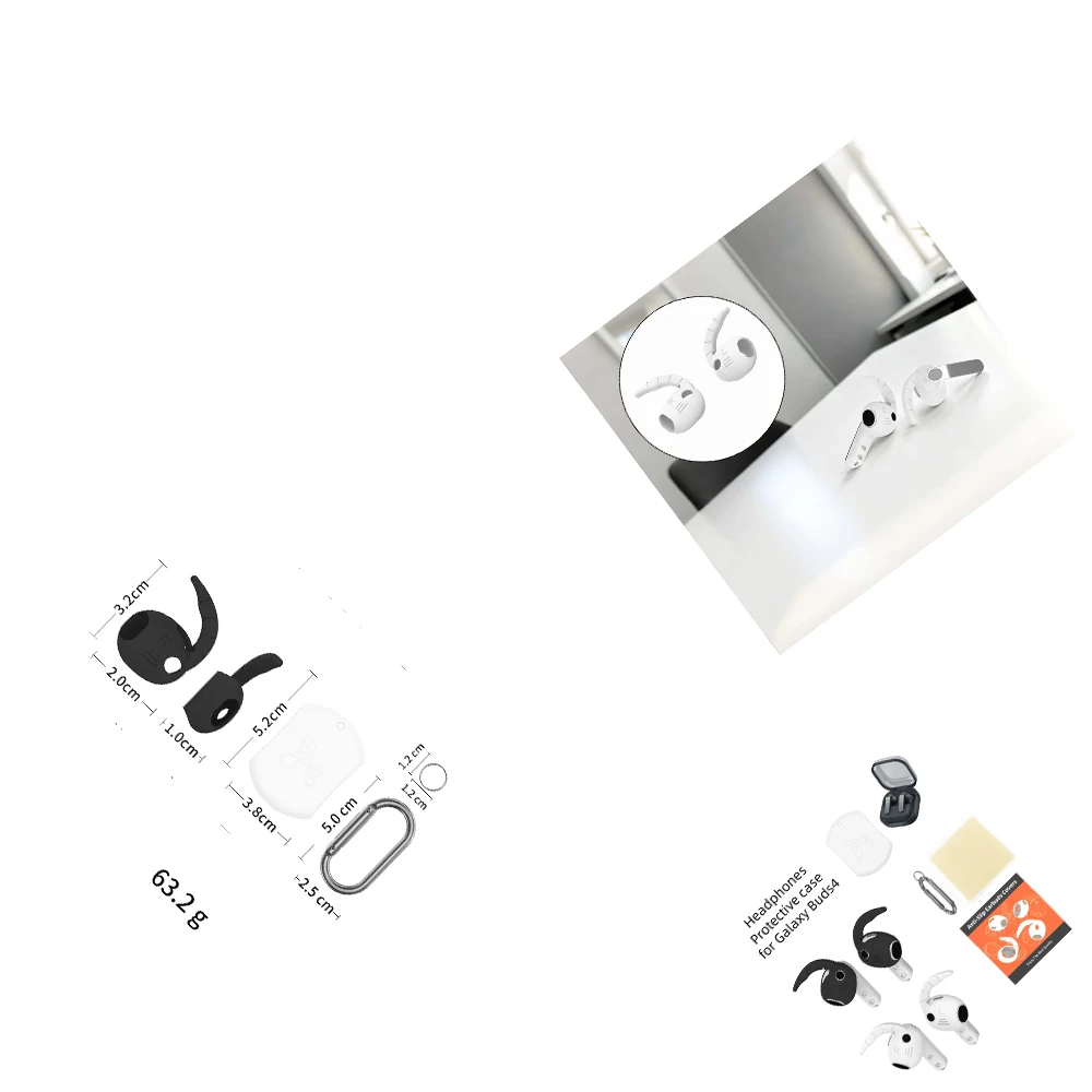 

3Pairs Ear Hooks for Galaxy Buds 4 Pro,Silicone Ear Tips Anti-Slip Protective Earbuds Covers Comfortable Fit Earbud Hook Earbuds