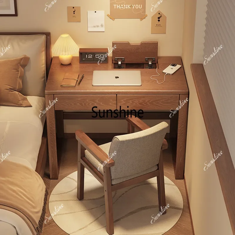 All solid wood desk bedroom desk study children's study deskTJ