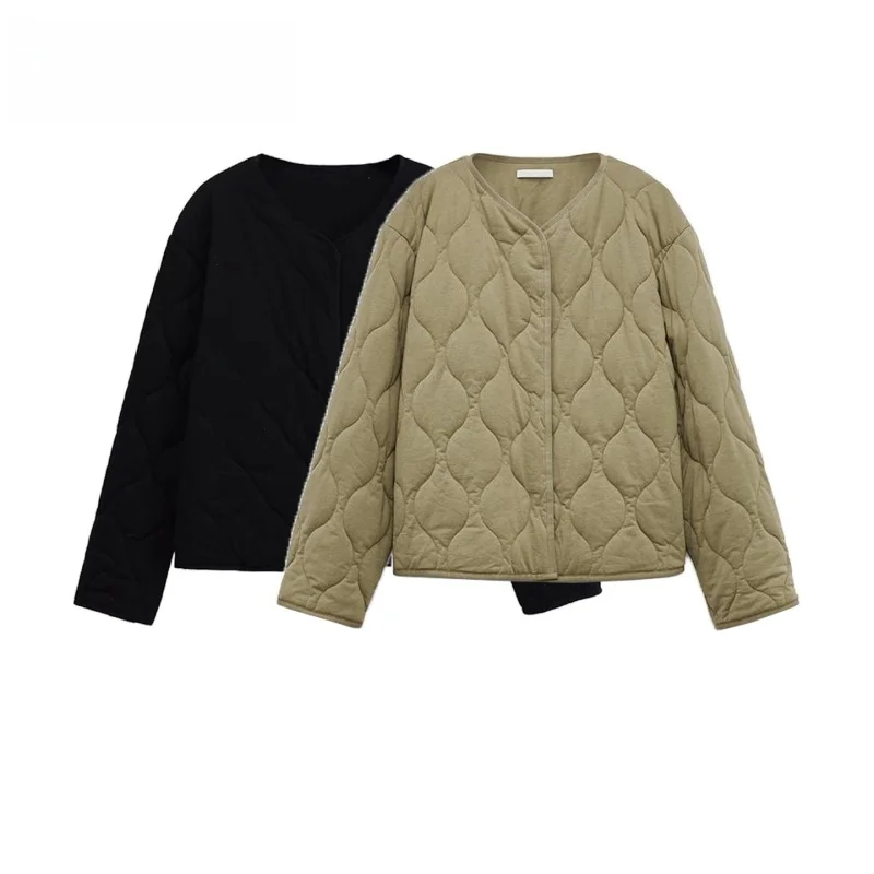 

Летнее женское длинное хлопковое пальто Sve V-Ne, удобная теплая верхняя одежда с украшением на пуговицах, прямой крой, обычная длина