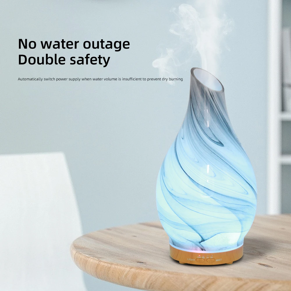 

Ультратихий аромадиффузор 200 мл с 7 LED-цветами и функцией таймера, идеально подходит для спальни, релаксации, домашнего спа и декора.