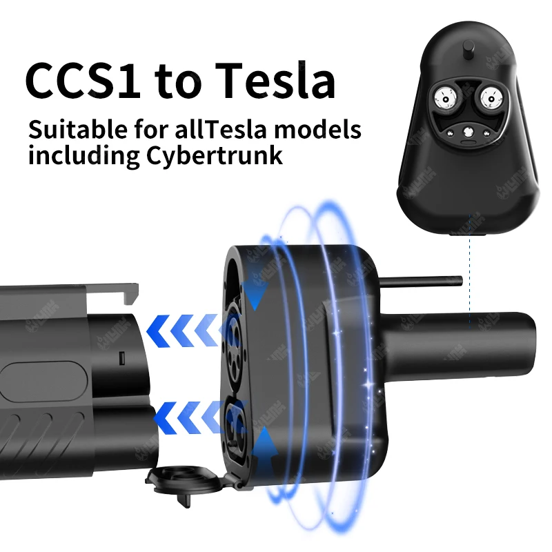 Olink 공장 직접 지원 EV 충전기 어댑터 Cybertrunck 충전기 EV 고속 충전기 스테이션 DC CCS1-Tesla 어댑터 썸네일 4