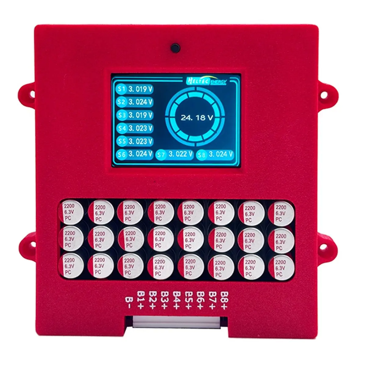 Super Sale Lithium Lifepo4 8S Active Balancer with Voltage Display TFT Battery Voltage Tester 4S 6s 5a Energy Transfer Equalizer