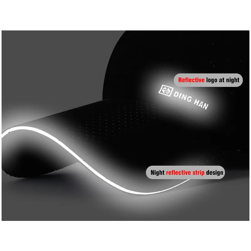 Verlängerte Krempe Sommer Atmungsaktive Perforierte Schnelltrocknende Verstellbare Baseballkappe Sonnenhut Trucker Caps Dad Hats – Detail 11