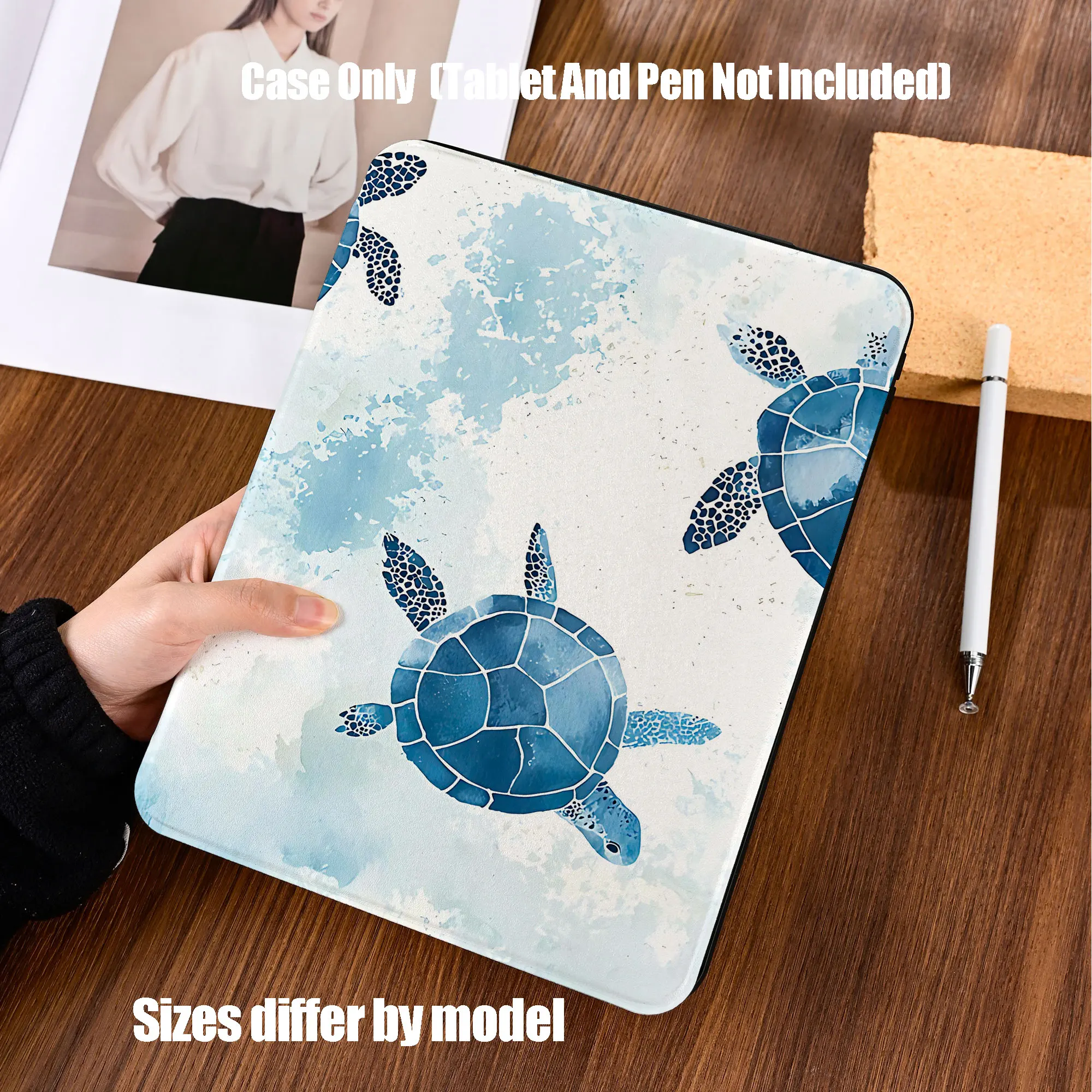 Shockproof TPU Tablet Protective Case with Pencil Holder Auto Sleep Wake for Apple /Samsung/Xiaomi/Redmi/Huawei/Honor