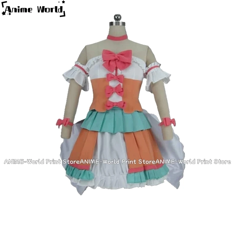 《Custom Size》Anime BanG Dream Pastel*Palettes Maruyama Aya Cosplay Costume Version