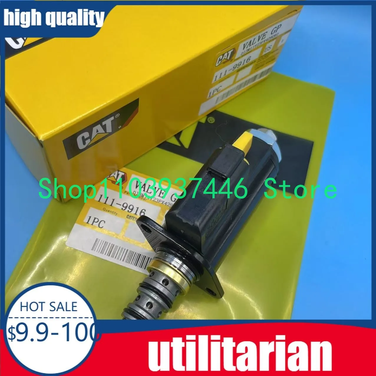 Solenoid Valve 111-9916 121-1491 121-1490 for Excavator Parts Solenoid 1119916 1211491 1211490