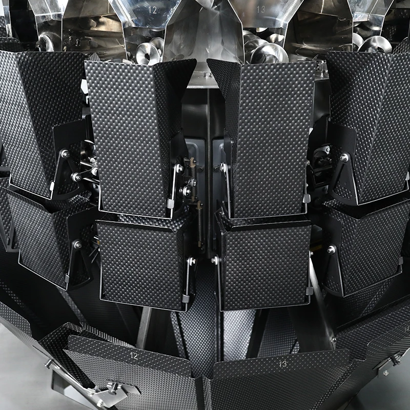 10 رؤوس متعددة الرؤوس آلة وزن اللحوم/لفائف لحم الضأن/اللحوم المفرومة/آلات تعبئة وتغليف المواد الغذائية