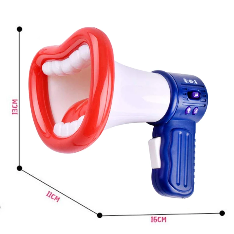 Mini jouets vocaux amusants pour enfants, changeur de voix, haut-parleur statique, trois effets sonores, son variable, cadeau pour enfants