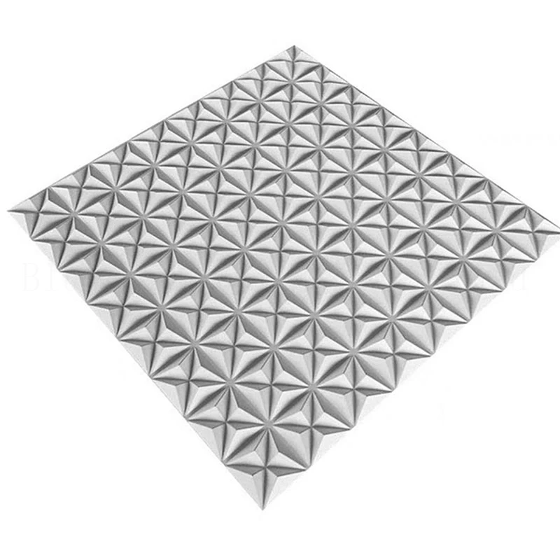 Silicone Mold Concrete Epoxy Coaster Making DIY Decorative Wall Sticker Rhombus Design Cement Gypsum Clay Mould