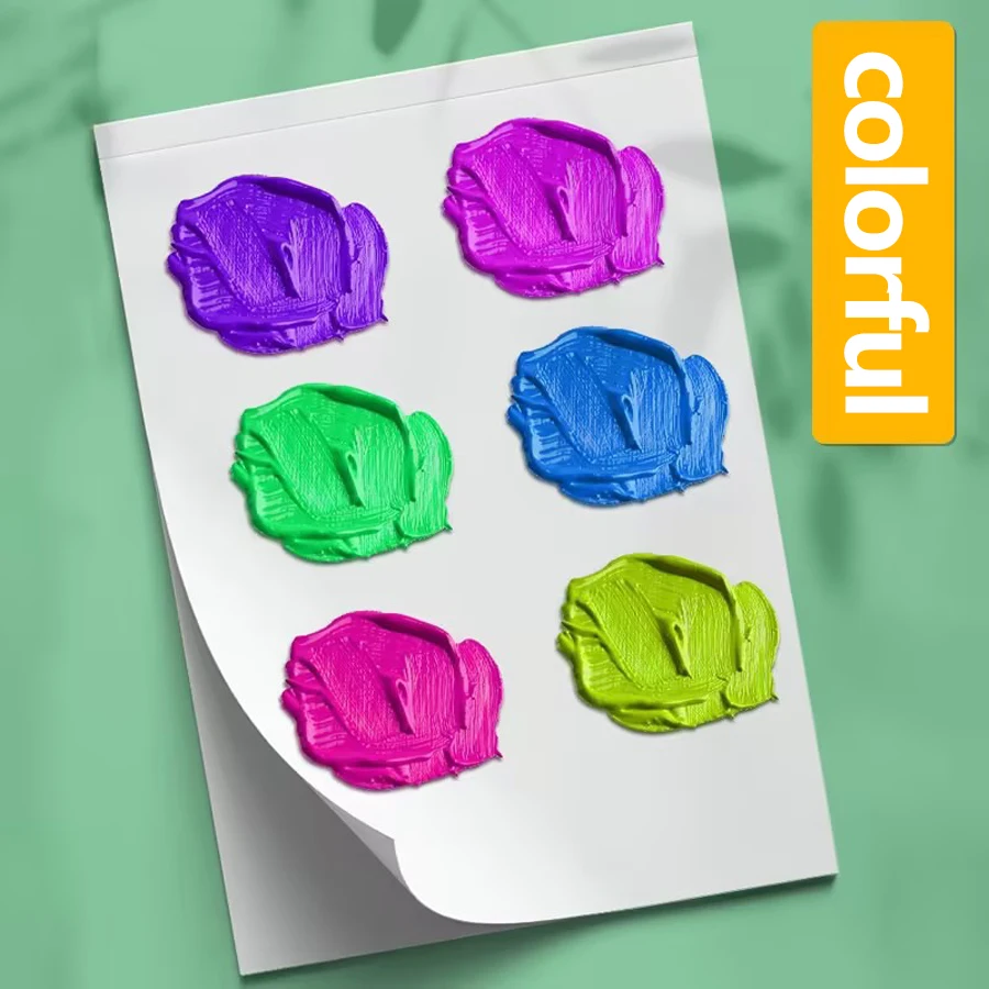 Acrylfarben-Set - 12/18/24 Farben, 5ml/0,17 Unzen, Wasserfest und Tragbar, Reich an Pigmenten, Geeignet für DIY-Bastelarbeiten – Detail 6