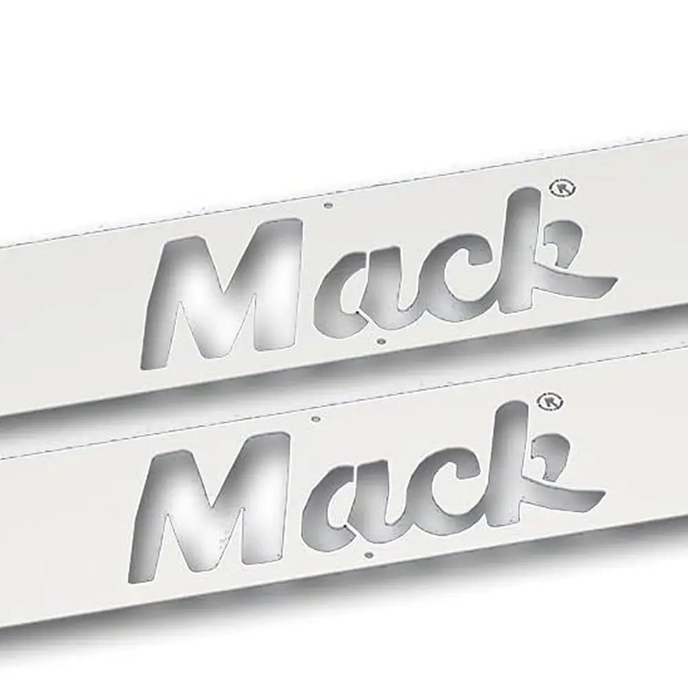 

29124 Scuff Panel, Stainless, Upper, with Logo, for Mack CH/CL