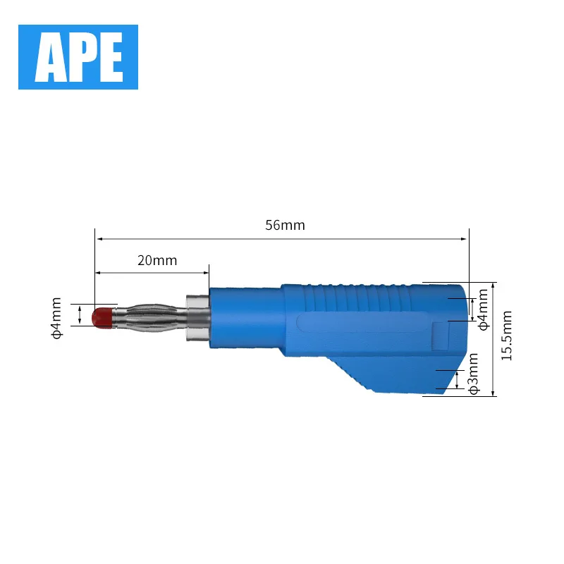 5pcs Multi-meter Test Leads Cable Wire Line 1 m Security Banana Plug 4 mm 5 colors Test Tool DIY