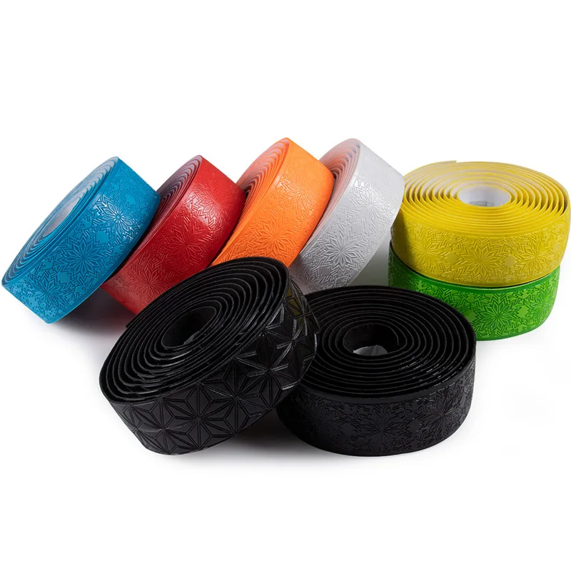 

Bicycle Handlebar Belt Road Bike Non-slip Silicone EVA Shock-absorbing Handlebar Belt Riding Bag Tail Plug