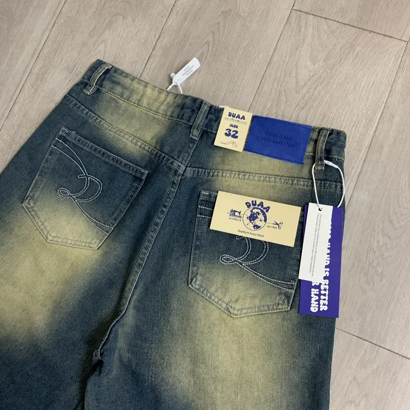 Bestselling New Trendy Duaa Denim Short Embroidered Letter Printed Casual High-quality Jeans
