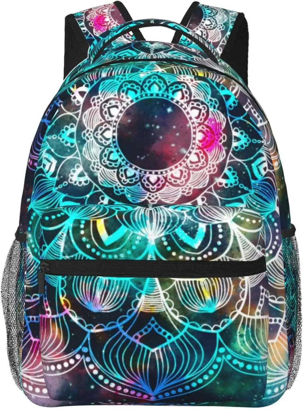 

Abstract Color Galaxy Mandala Lightweight Laptop Backpack for Women Men College Bookbag Casual Daypack Travel Bag