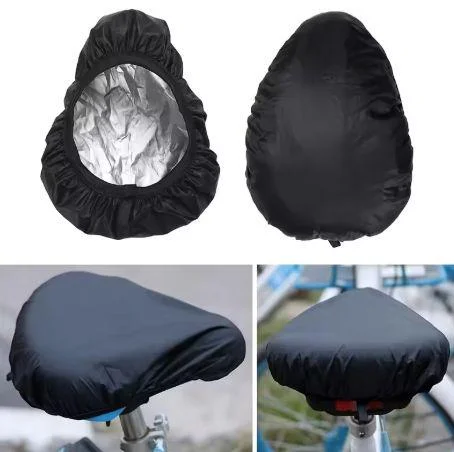 1pc Bicycle Saddle Seat Rain Cover Oxford Cloth Dust-proof Waterproof Mountain Road Bike Cushion Rain Cover Outdoor Biking Guard