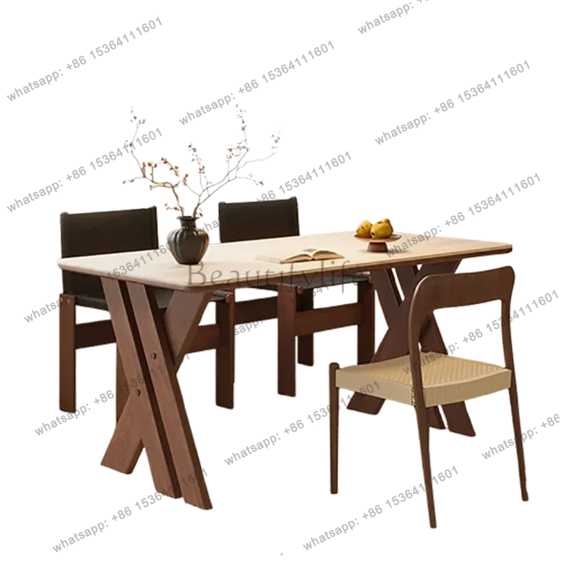 LJY Elegant Creative Table Elegant Vintage Italian Minimalist Dining Table Glamour Beauty Tavolo Di Pranzo Dining Room Furniture