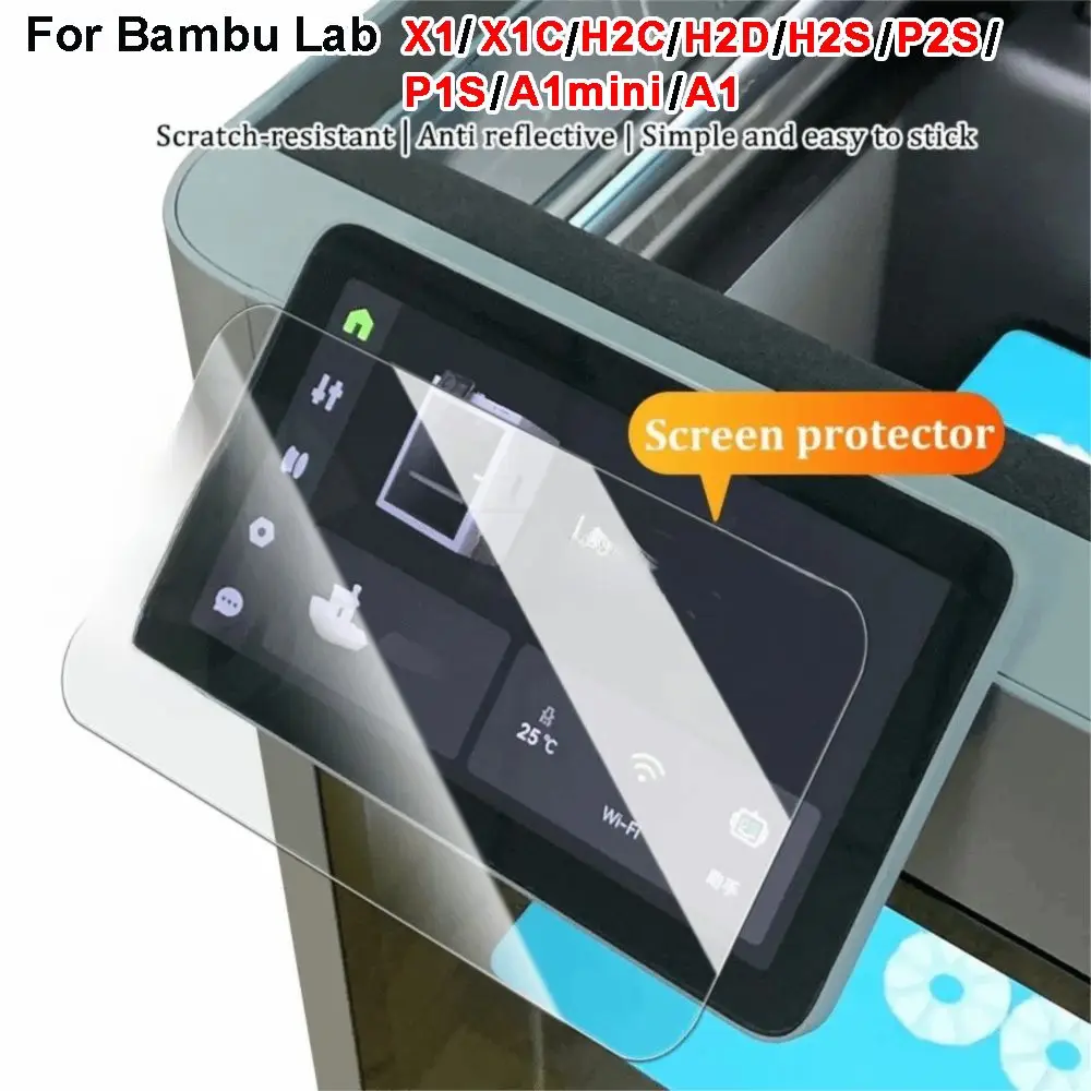 

Soft Screen Protector Anti-scratch Wear-resistant Screen Protective Film for Bambu Lab X1 X1C X1E H2D H2C H2S P2S P1S A1mini A1