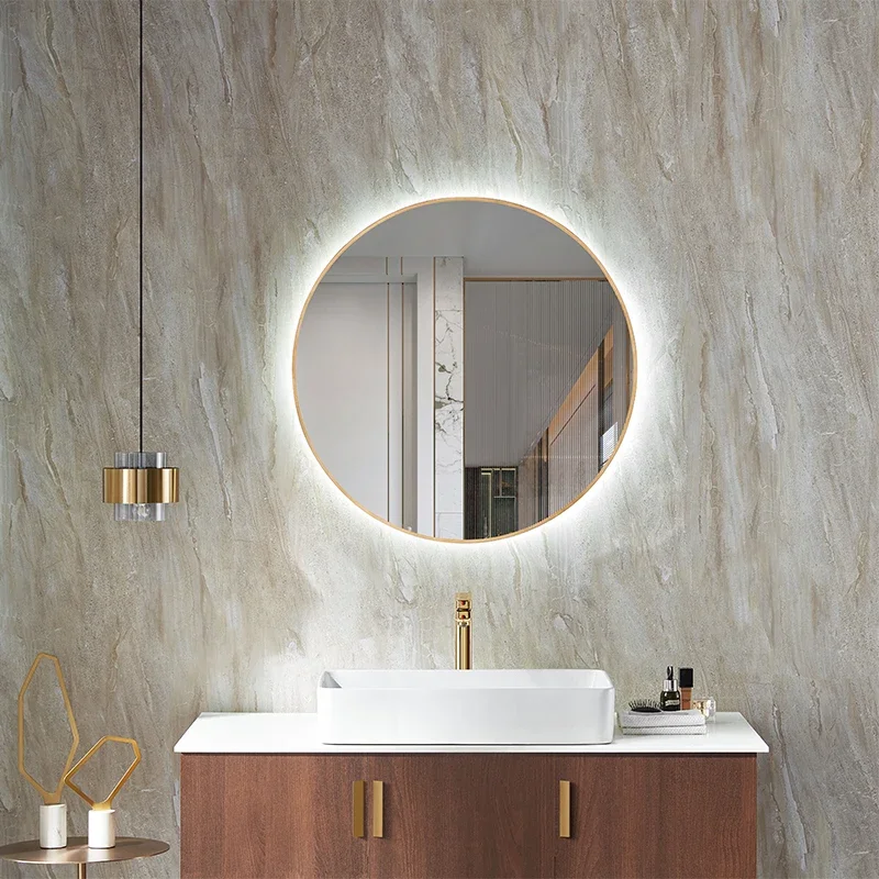 Home Bathroom Smart Anti Fog Waterproof Mirror Intelligent Backlit Decorative Hanging Wall Vanity Mirrors With Led