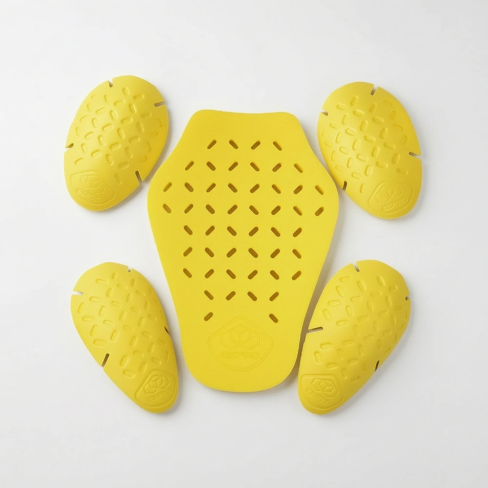 5 Pieces Motorcycle Protective Padding Set Ergonomic Motorcycle Pads with Back Protector Back Protective Padding Pad Lightweight