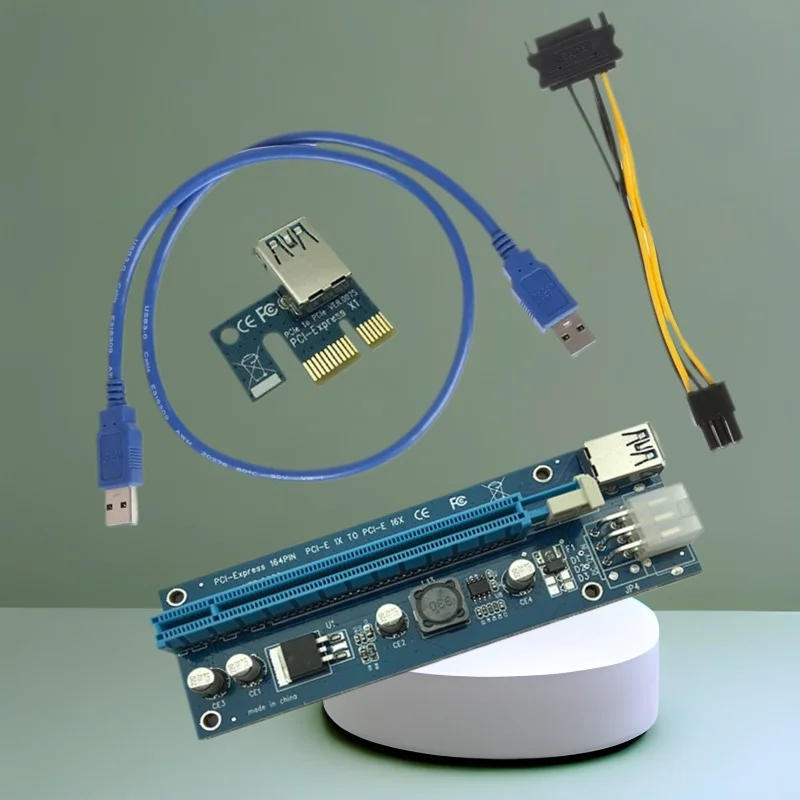 

1 to 4 Riser Card PCI Express Card Port Multiplier PCIE 1 to 4 USB GPU X1 X16 PCIE Riser Card Graphics Card For BTC Miner Mining