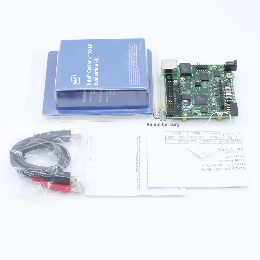FOR Intel EK-10CL025U256 Kit Cyclone 10 LP FPGA 10CL025 25K LEs Gigabit Ethernet Pmod GPIO Header