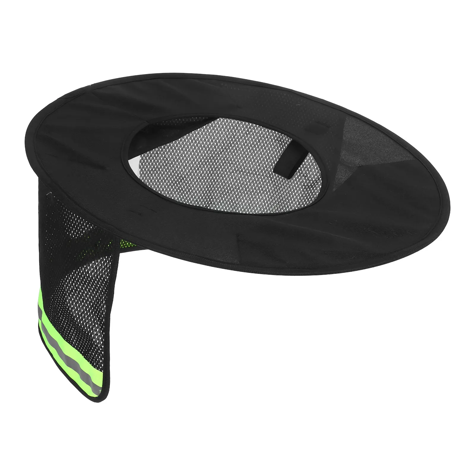 Hard Hat Sunshade Protector Full Brim Neck Cover High Visibility Sun Visor Construction Reflective Strips