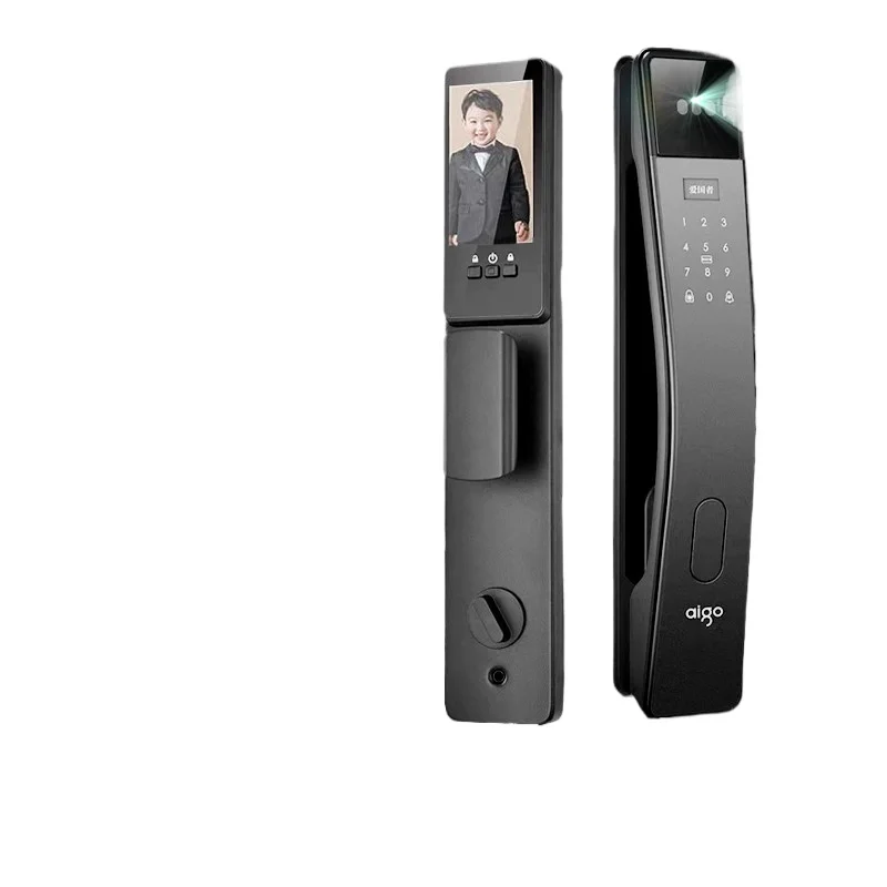YJQ facial recognition fingerprint lock visual electronic password home door automatic smart lock