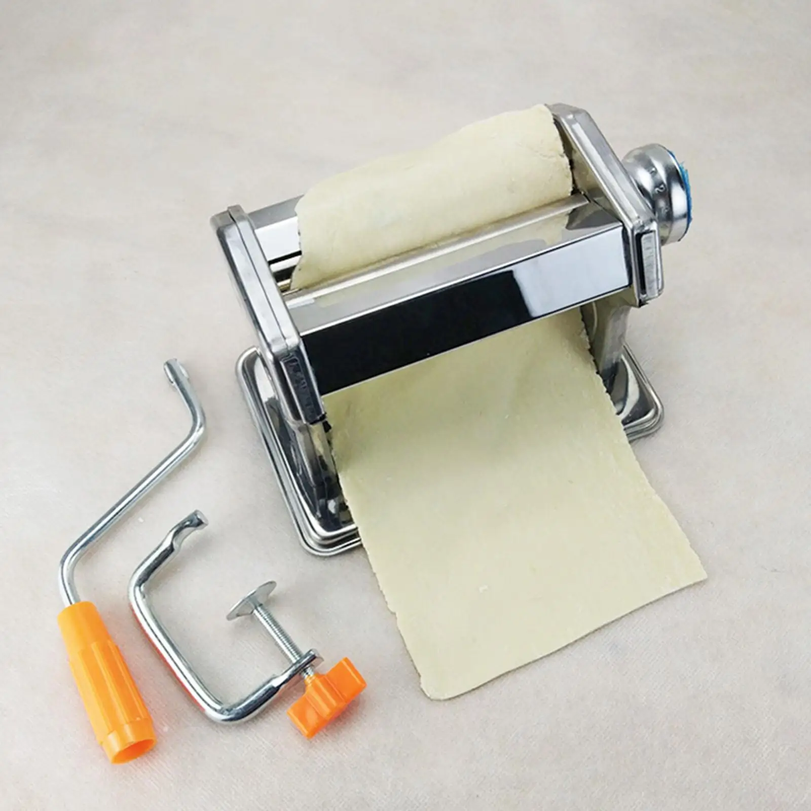 Polymer Clay Roller Machine Colors Blending Portable Mold Clay Condition Machine Mix Colors with 6 Thickness Levels Hand Cranked