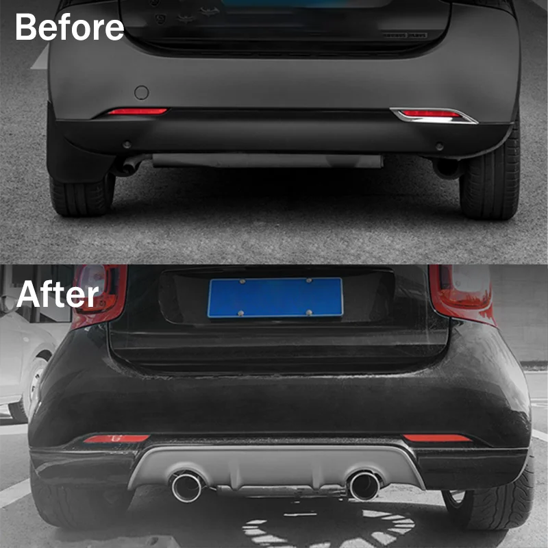 For Smart 453 Fortwo 2015 to 2020 Year Exterior Modification Accessories BRABUS Exhaust Pipe