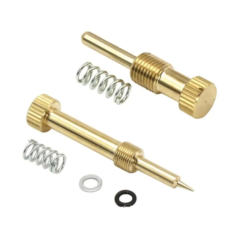 1PCS Metal Motorcycle Carburetor Air Adjusting Screw Idle Mixture Fuel Ratio Screw For YBR125 VM22 Carburetors Electric Vehicle