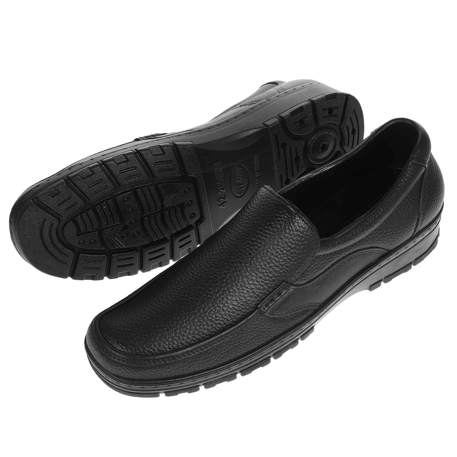 Eva antiderrapante resistente ao desgaste sapatos de chef leve confortável cozinha à prova de óleo sapatos preto tamanho 42 adequado para longa duração